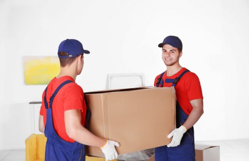 House removals team planning a move in Richmond upon Thames