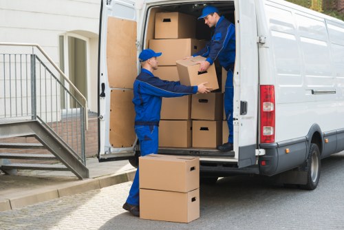 Business relocation team planning an office move in Richmonduponthames