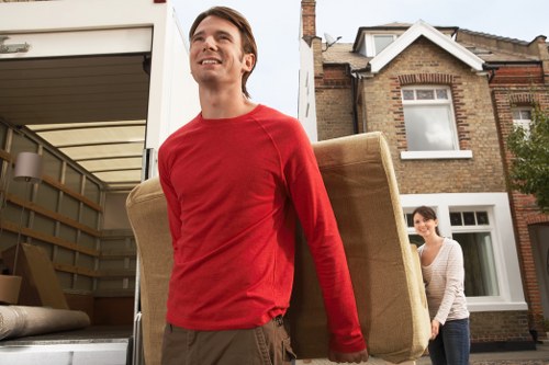 Man and van safety checks before a moving job