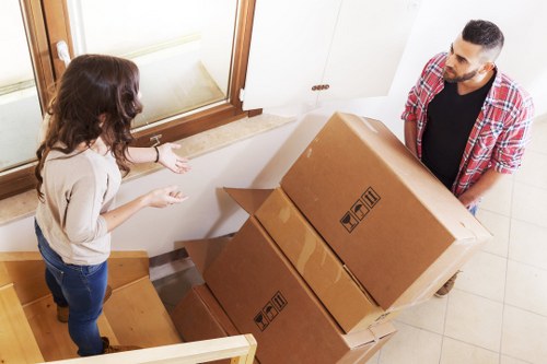 Packing boxes and organizing a house move in Richmond upon Thames
