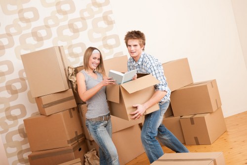 Packed removals van ready for a house or office move