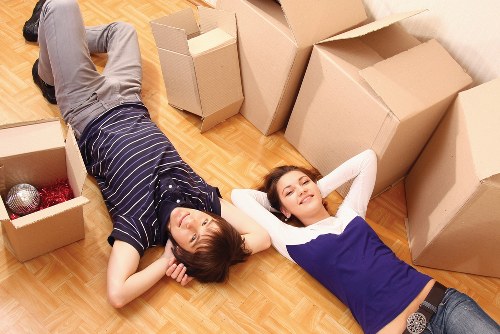 Professional man and van helping with furniture move in Richmond upon Thames
