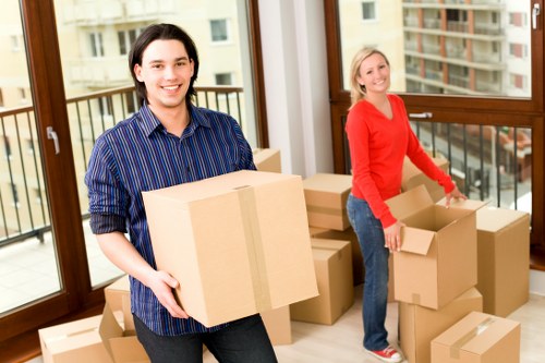 Removals team loading furniture for a home or office move in Richmond upon Thames
