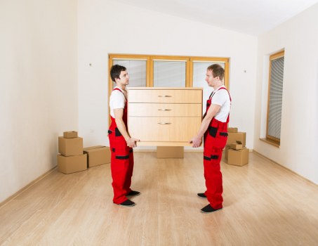 Professional mover assisting with a flat relocation in Richmond upon Thames