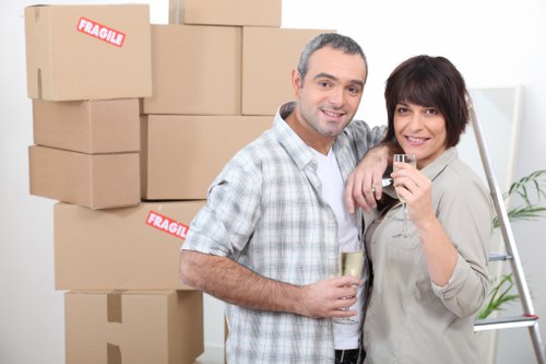 Trusted payment methods and security features for man and van services